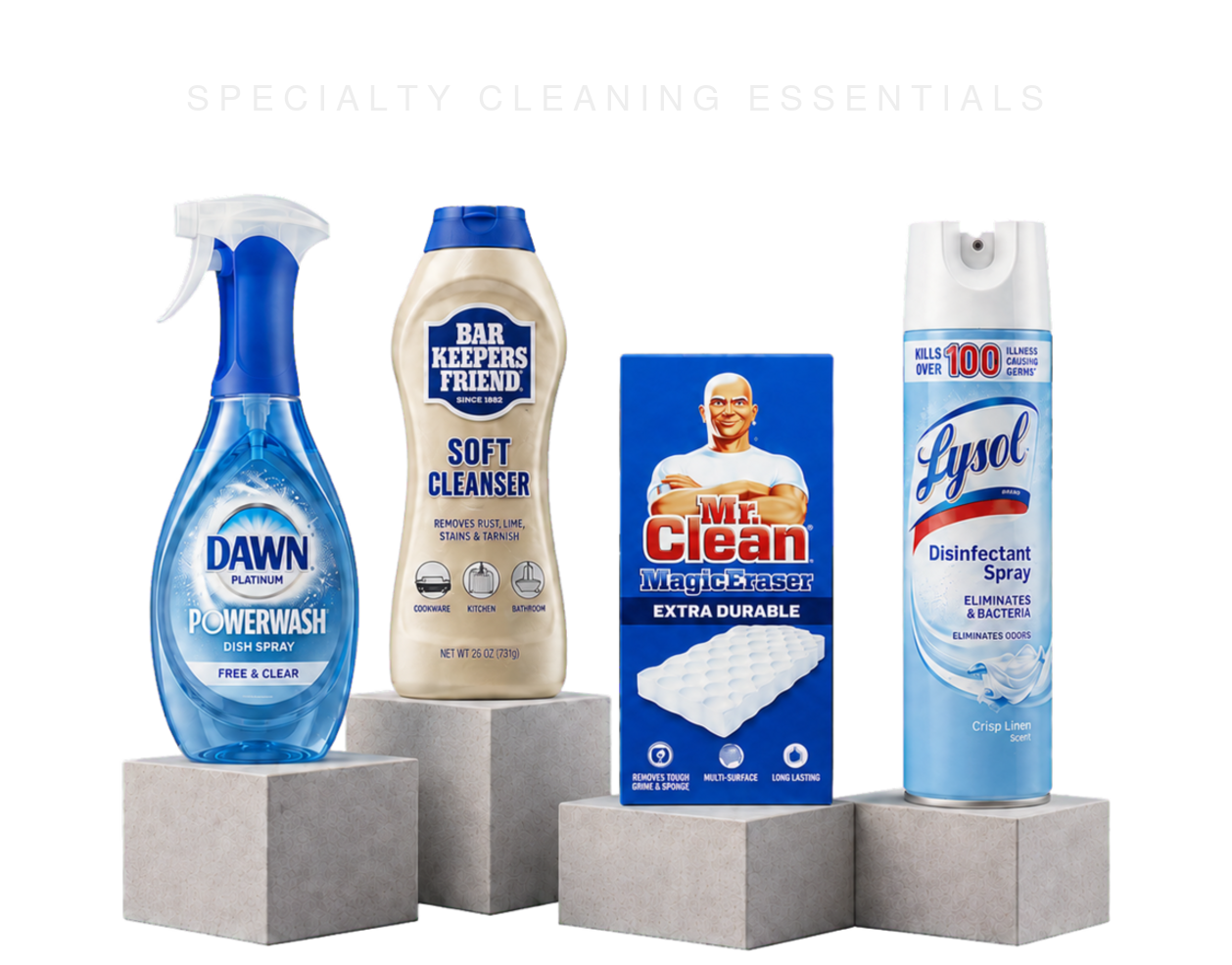 Sparkle specialty cleaning products